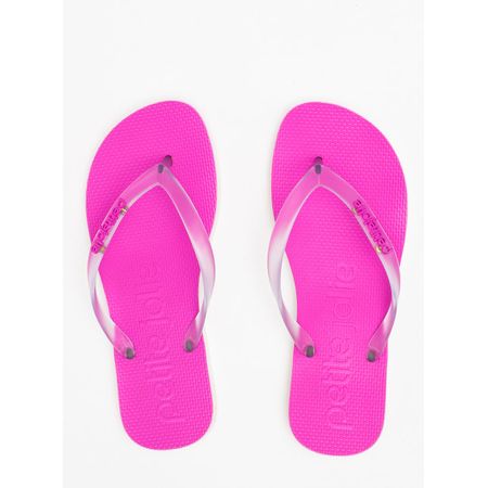 Chinelo Petite Jolie Fresh Translúcido/Fucsia PJ7701 33-4