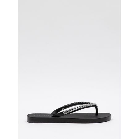 Chinelo Petite Jolie Fresh Preto/Grafite PJ7122 33-4