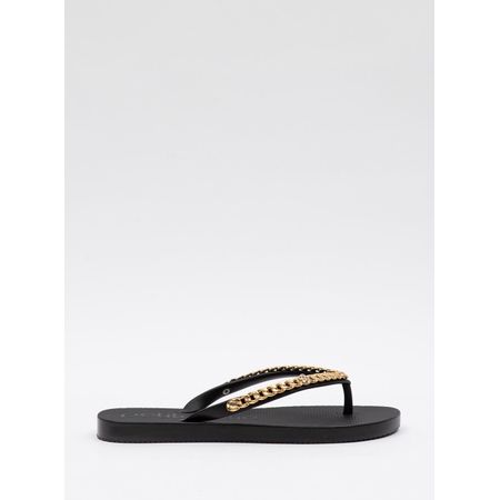 Chinelo Petite Jolie Fresh Preto/Ouro PJ7122 33-4