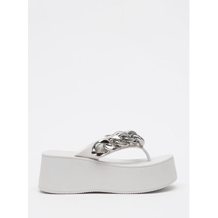 Chinelo Petite Jolie Plus II White/Níquel PJ7350II 33-4