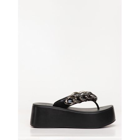Chinelo Petite Jolie Plus II Preto/Grafite PJ7350II 33-4