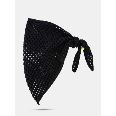 Lenço Petite Jolie Crochê Preto PJ20353 Lenço Petite Jolie Preto PJ20353