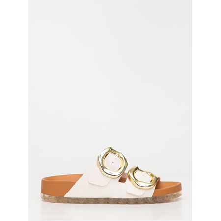 Chinelo Petite Jolie Lovin' Flat Creme/Doce De Leite PJ7731 33-4