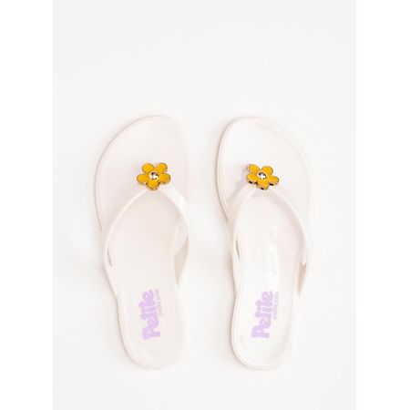 Chinelo Infantil Petite Jolie Lucky In Creme PJ7762IN 25