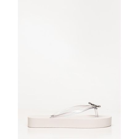 Chinelo Petite Jolie Fresh Up Translúcido/White PJ7634 33-4