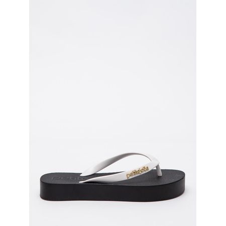Chinelo Petite Jolie Fresh Up White/Sola Preto PJ7321 36