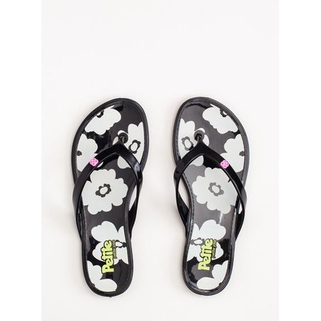 Chinelo Infantil Petite Jolie Lucky In Preto PJ7751IN 25