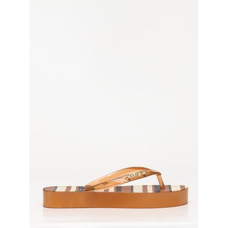 Chinelo Petite Jolie Fresh Up Doce Leite/Listras 8 PJ7354 33-4
