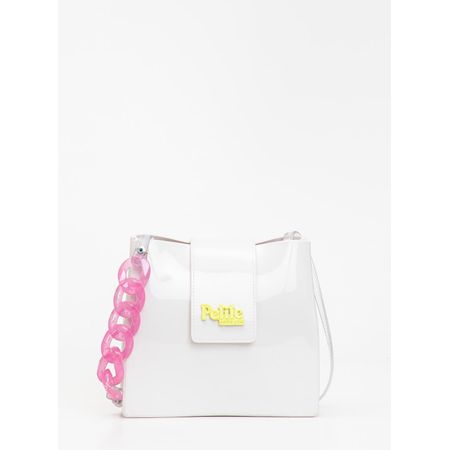 Bolsa Infantil Petite Jolie Loop In White/Pink PJ10904IN