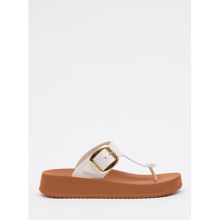 Chinelo Petite Jolie Day White/Doce De Leite PJ7499 33-4