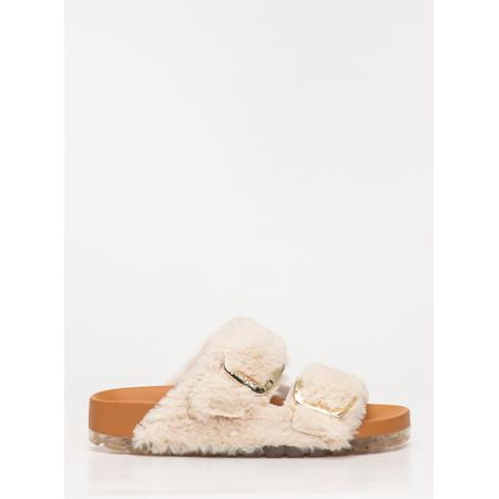 Chinelo Petite Jolie Lovin´ Flat Fur Creme PJ7720 33-4