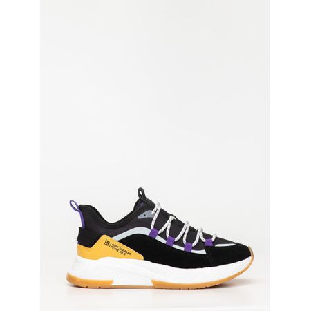 Tênis Petite Jolie Puff Sneaker Preto Multi PJ7757 33-4