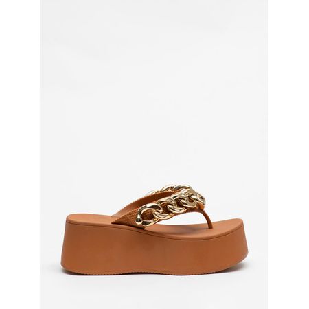 Chinelo Petite Jolie Plus Doce De Leite PJ7350 39-0