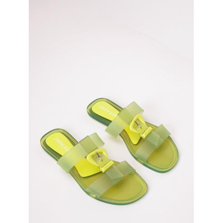 Chinelo Petite Jolie Jimmy Limão Translúcido PJ7662 33-4