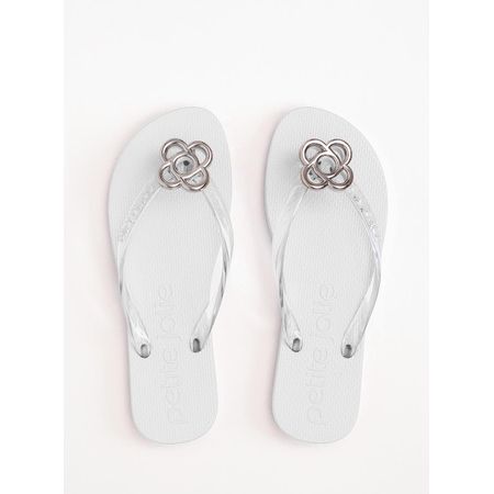 Chinelo Petite Jolie Fresh Translúcido/White PJ6979 33-4