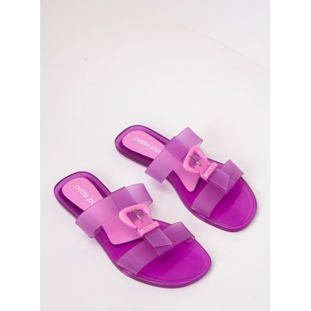 Chinelo Petite Jolie Jimmy Chiclete Translúcido PJ7662 33-4