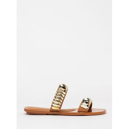 Chinelo Petite Jolie Demi Doce De Leite PJ7690 33-4