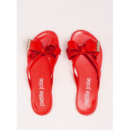 Chinelo Petite Jolie Lucky Tomate PJ4533 34