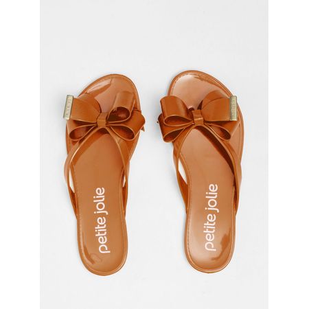 Chinelo Petite Jolie Lucky Doce De Leite PJ4533 34