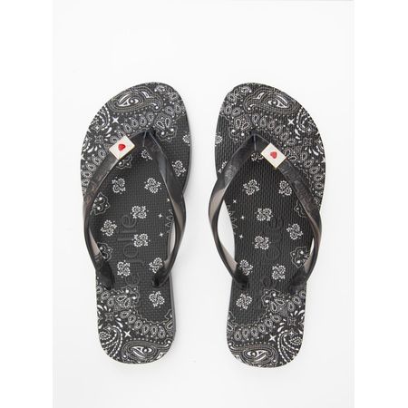 Chinelo Petite Jolie Fresh Preto/Paisley 1 PJ7803 33-4