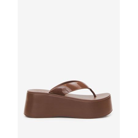 Chinelo Petite Jolie Plus II Chocolate PJ7703 33-34