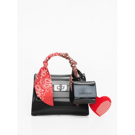 Bolsa Petite Jolie Mini Paris Preto PJ11422