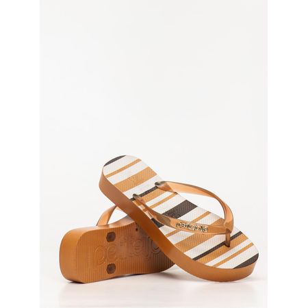 Chinelo Petite Jolie Fresh Up Doce Leite Translúcido PJ7354 33-4